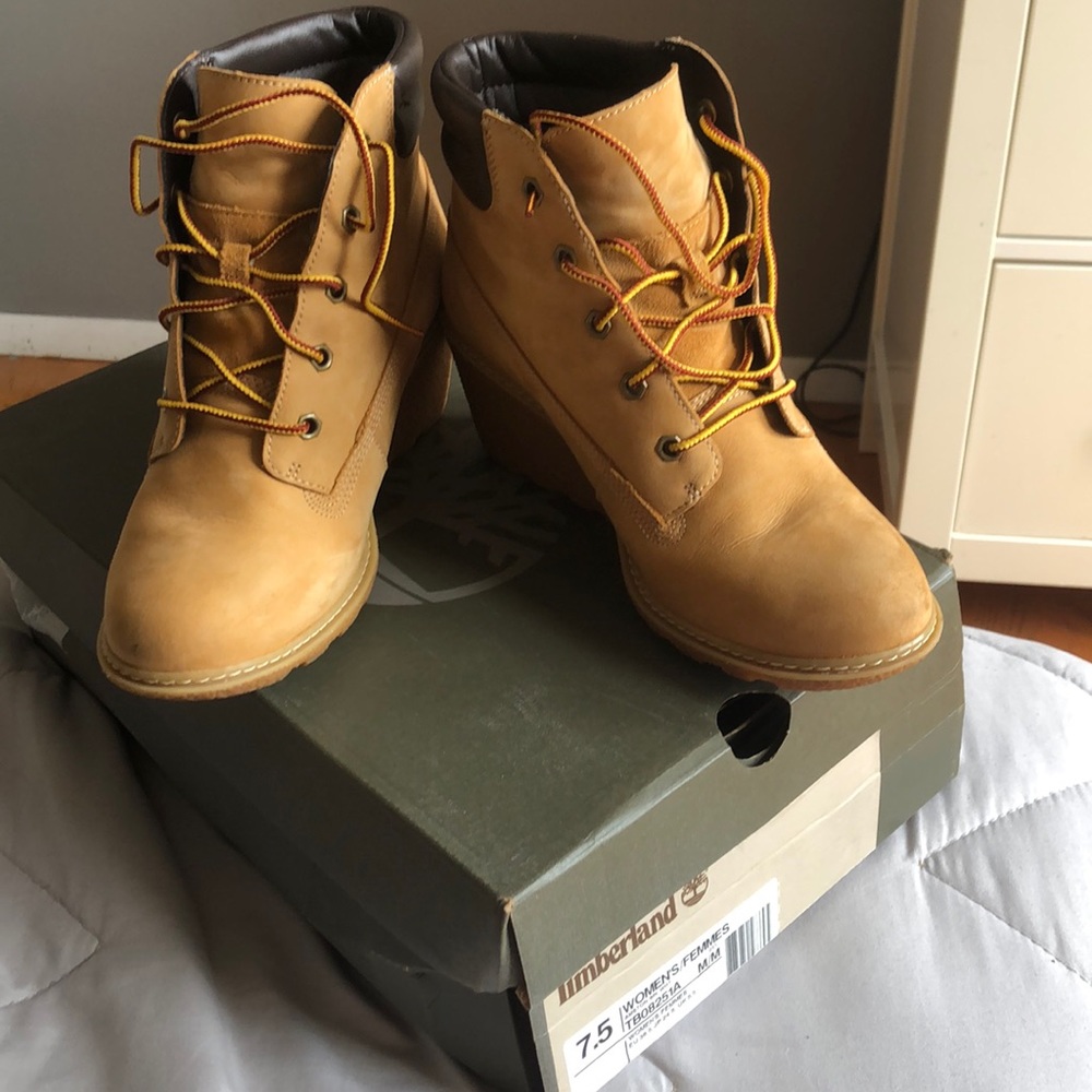 timberland wedges